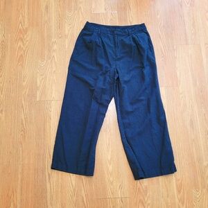 Black Gap Linen Wide Legged Pants size 16